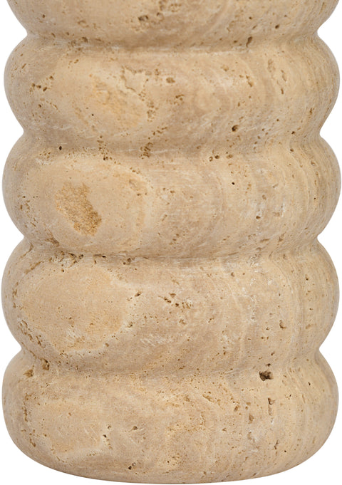 Celine Beige Travertine Vase, 1 Piece