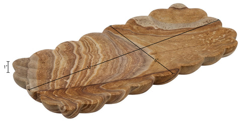 Monroe Rainbow Sandstone Tray, 1 Piece