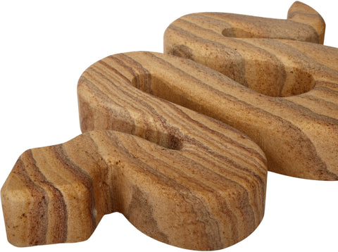 Elara Rainbow Sandstone Tabletop Object, 1 Piece