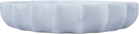 Bellamy White Genuine Marble Bowl, 1 Piece