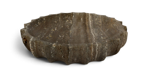 Bellamy Grey Travertine Bowl, 1 Piece