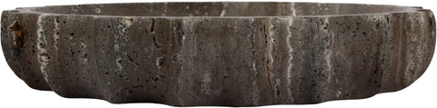 Bellamy Grey Travertine Bowl, 1 Piece