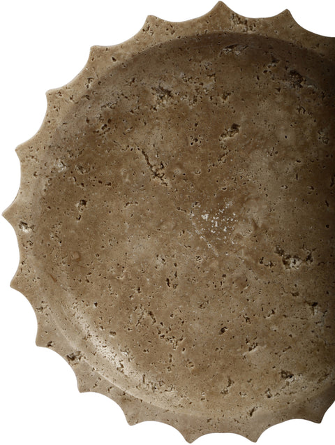 Bellamy Beige Travertine Bowl, 1 Piece