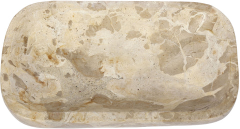 Sage Beige Genuine Marble Tray, 1 Piece