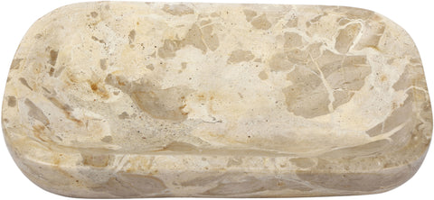 Sage Beige Genuine Marble Tray, 1 Piece