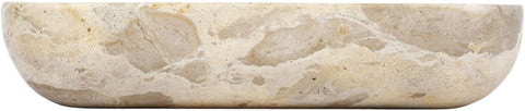 Sage Beige Genuine Marble Tray, 1 Piece