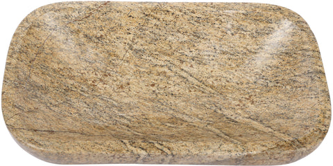 Sage Brown Genuine Marble Tray, 1 Piece