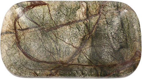 Sage Green Genuine Marble Tray, 1 Piece