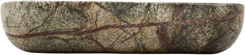 Sage Green Genuine Marble Tray, 1 Piece