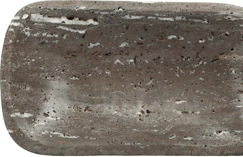 Sage Grey Travertine Tray, 1 Piece