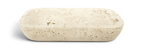 Sage Beige Travertine Tray, 1 Piece