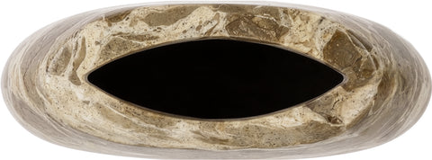 Noelle Beige Genuine Marble Vase, 1 Piece