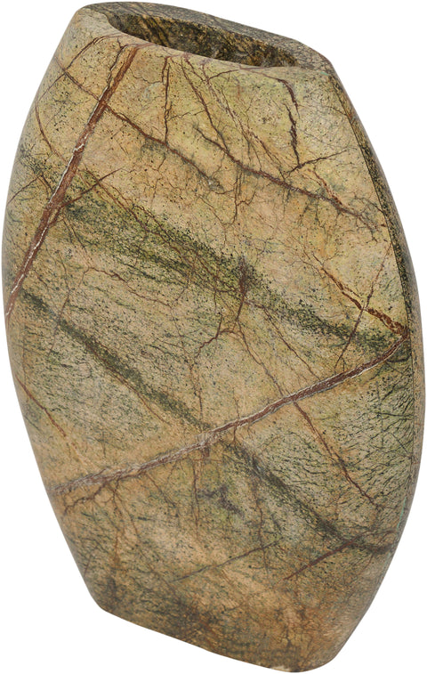 Noelle Green Genuine Marble Vase, 1 Piece