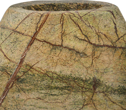 Noelle Green Genuine Marble Vase, 1 Piece