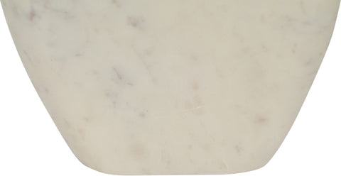 Noelle White Genuine Marble Vase, 1 Piece