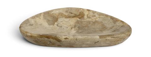 Darcy Beige Genuine Marble Bowl, 1 Piece