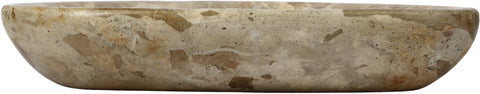 Darcy Beige Genuine Marble Bowl, 1 Piece