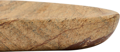 Darcy Brown Genuine Marble Bowl, 1 Piece