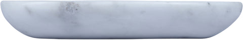 Darcy White Genuine Marble Bowl, 1 Piece