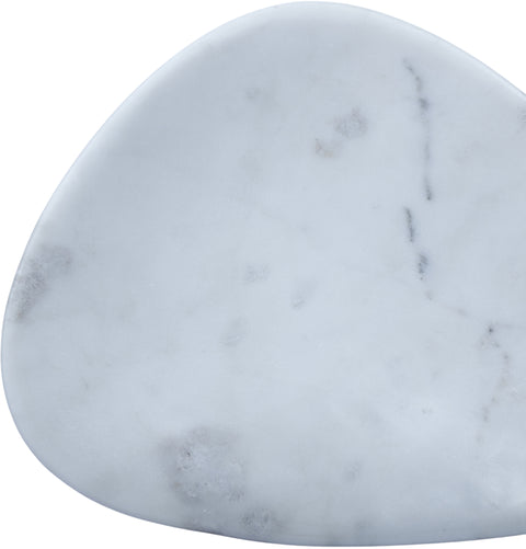 Darcy White Genuine Marble Bowl, 1 Piece