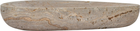Darcy Grey Travertine Bowl, 1 Piece