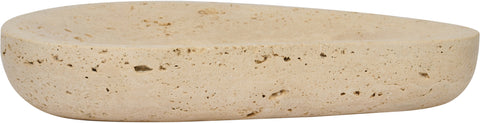 Darcy Beige Travertine Bowl, 1 Piece