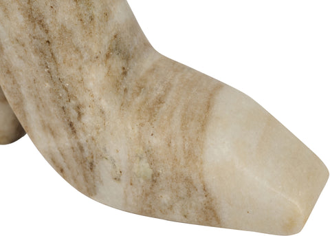 Blaire Beige Genuine Marble Tabletop Object, 1 Piece