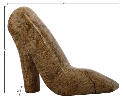 Blaire Brown Genuine Marble Tabletop Object, 1 Piece