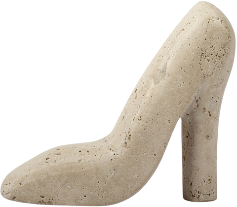 Blaire Beige Travertine Tabletop Object, 1 Piece