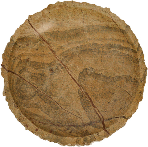 Celeste Brown Genuine Marble Bowl, 1 Piece