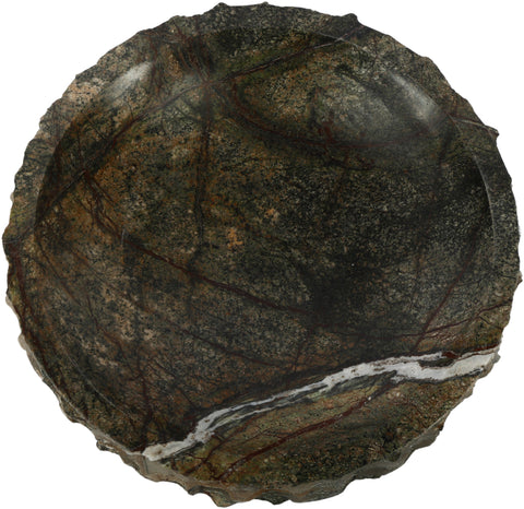 Celeste Green Genuine Marble Bowl, 1 Piece