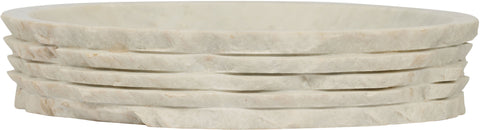 Celeste White Genuine Marble Bowl, 1 Piece