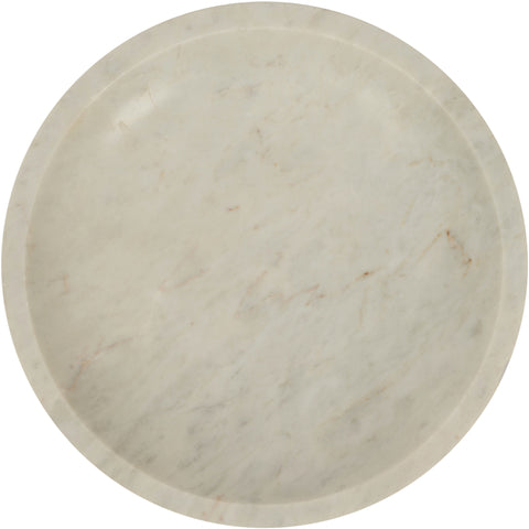 Celeste White Genuine Marble Bowl, 1 Piece