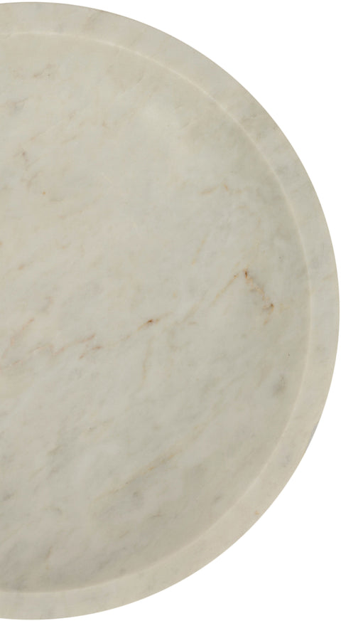 Celeste White Genuine Marble Bowl, 1 Piece