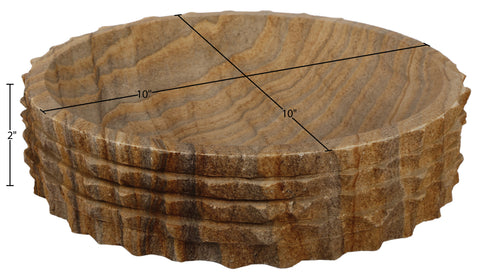 Celeste Rainbow Genuine Marble Bowl, 1 Piece