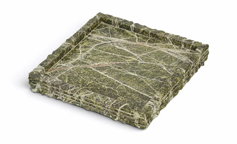 Yara Green Genuine Marble Tray, 1 Piece