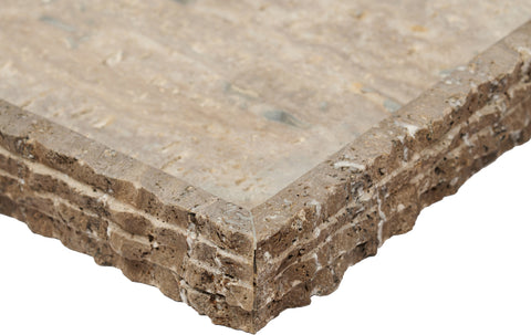 Yara Grey Travertine Tray, 1 Piece
