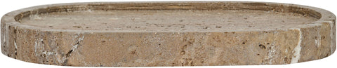 Camden Grey Travertine Tray, 1 Piece