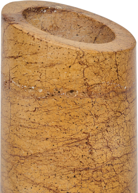 Giselle Brown Genuine Marble Vase, 1 Piece