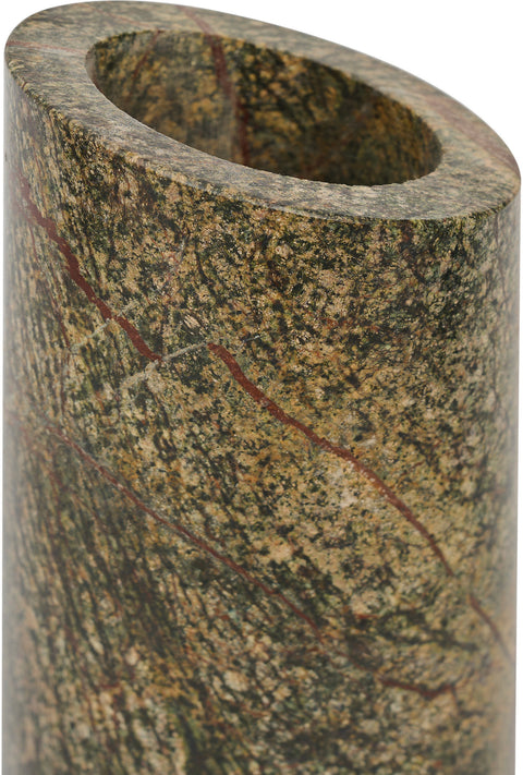 Giselle Green Genuine Marble Vase, 1 Piece