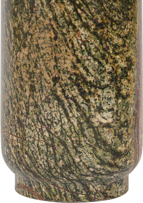Giselle Green Genuine Marble Vase, 1 Piece