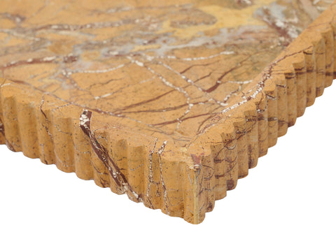 Jessa Brown Genuine Marble Tray, 1 Piece
