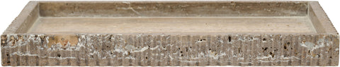Jessa Grey Genuine Marble Tray, 1 Piece