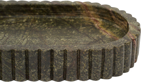 Nova Green Genuine Marble Tray, 1 Piece