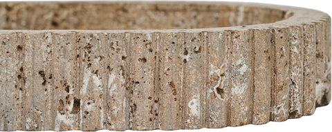 Nova Grey Travertine Tray, 1 Piece
