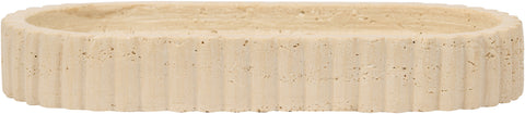 Nova Beige Travertine Tray, 1 Piece