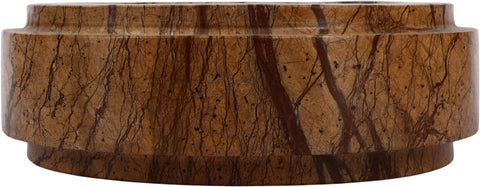 Waverly Brown Genuine Marble Bowl, 1 Piece