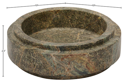 Waverly Green Genuine Marble Bowl, 1 Piece