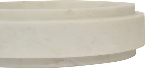 Waverly White Genuine Marble Bowl, 1 Piece
