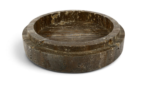 Waverly Grey Travertine Bowl, 1 Piece